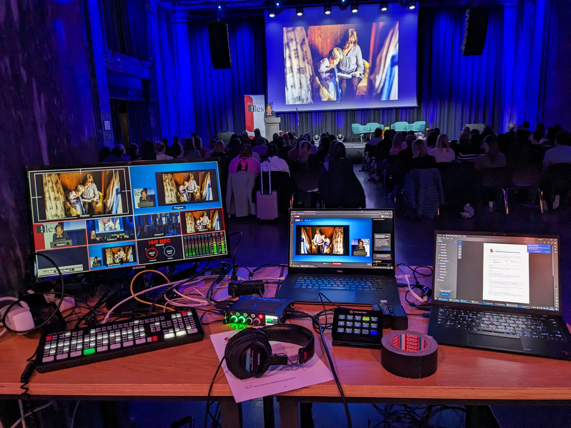 Live-strømming av et arrangement